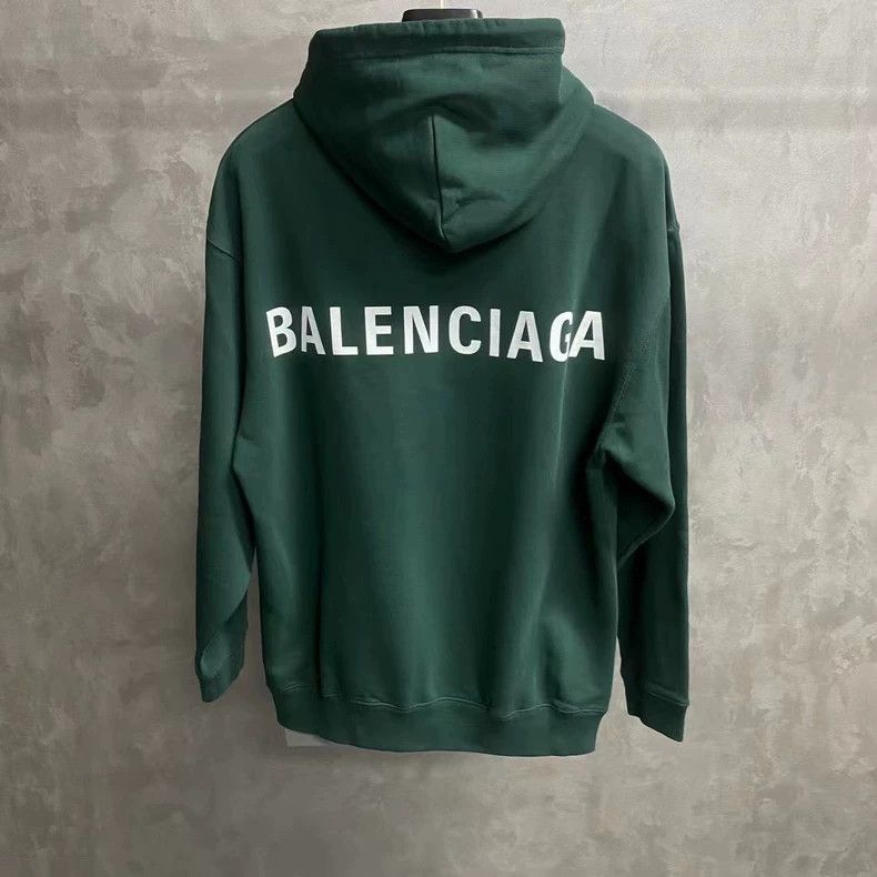 Balenciaga Balenciaga latest green back printed logo hoodie-2506 Size US XS / EU 42 / 0 - 2 Thumbnail