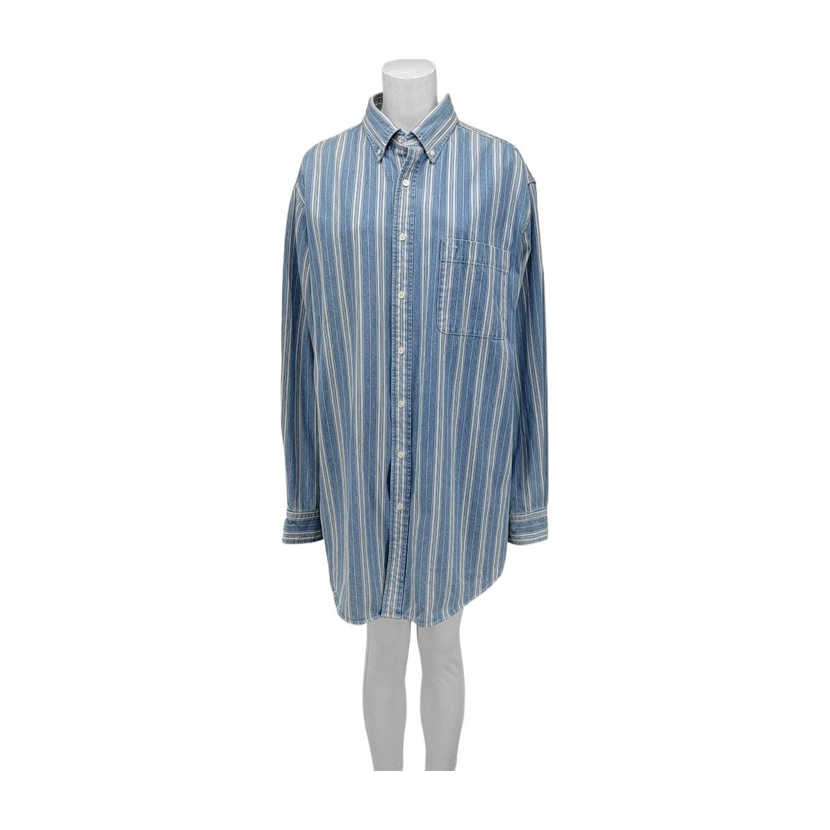 Balenciaga Balenciaga The Power of Dreams Striped Shirt Jacket M Size US S / EU 44-46 / 1 - 1 Thumbnail