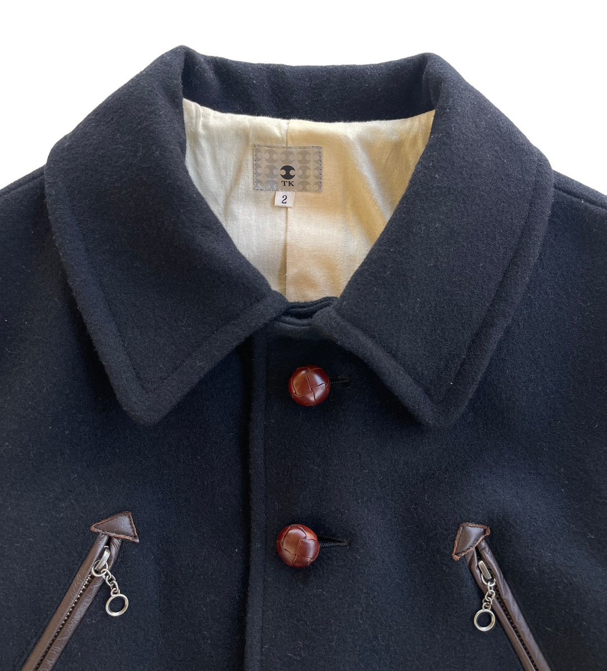 Japanese Brand Japanese Takeo Kikuchi Wool Jacket Size US S / EU 44-46 / 1 - 4 Thumbnail