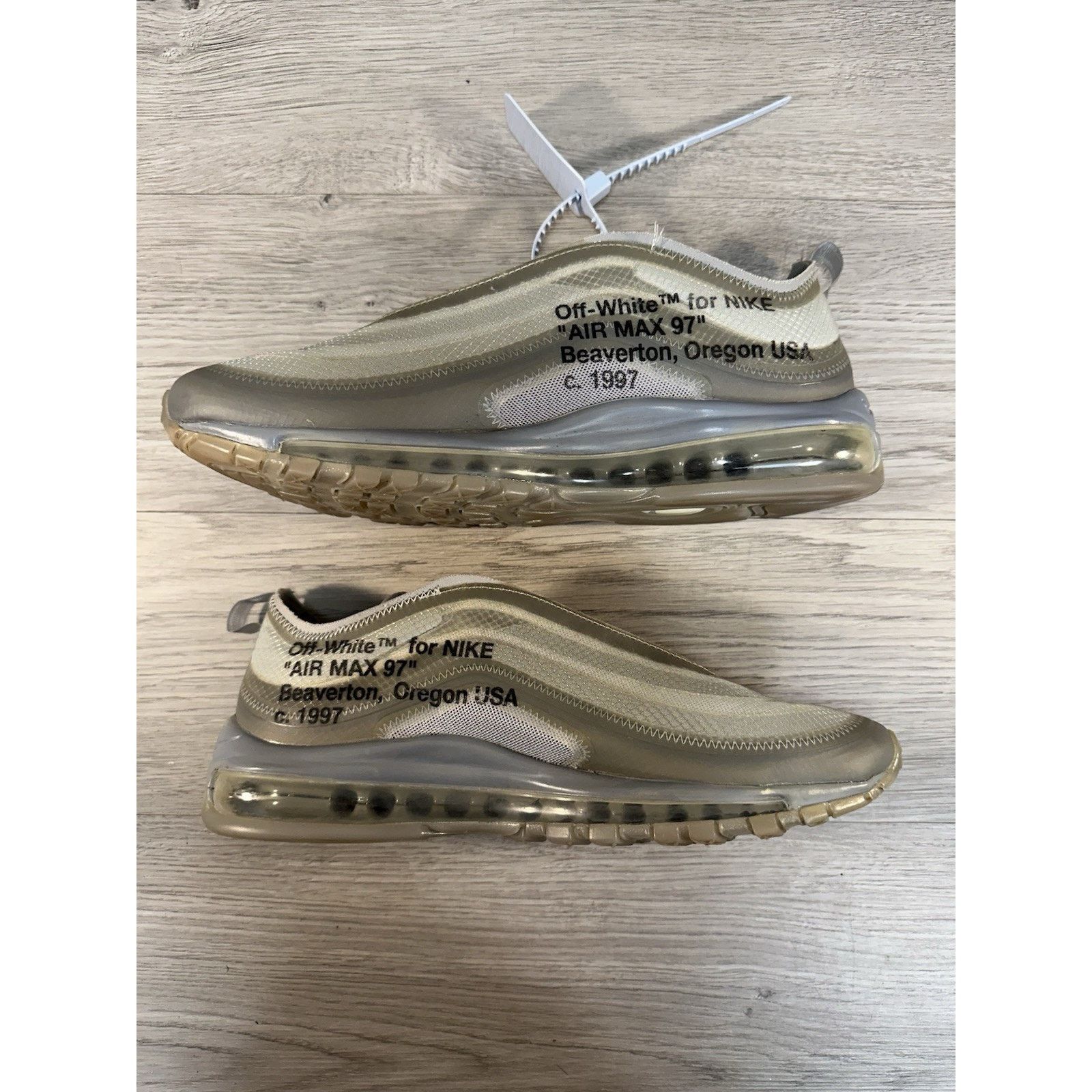 Nike × Off-White Off-White x Nike Air Max 97 Menta - Size 9 Size US 9 / EU 42 - 3 Thumbnail
