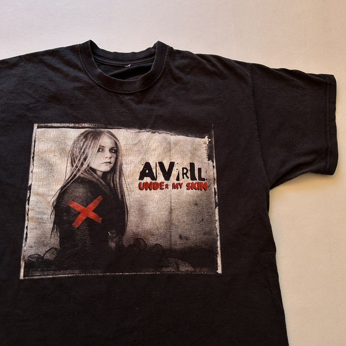 Rock Band × Vintage Vintage Avril Lavigne Bonez Tour 2005 T