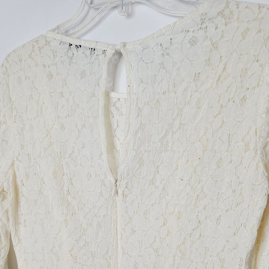 The Unbranded Brand Harlow & Graham lace sheath bell sleeve long sleeve dress M Size M / US 6-8 / IT 42-44 - 9 Thumbnail