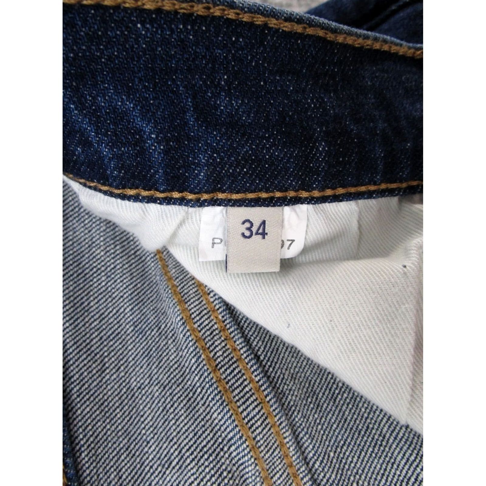 Olive Oliver Jeans Womens 34 Blue Crosby Relaxed Taper Stretch Frayed Casual Denim 5-Pocket Style Mens Women Boys Girls Size 24" / US 00 / IT 34 - 5 Thumbnail