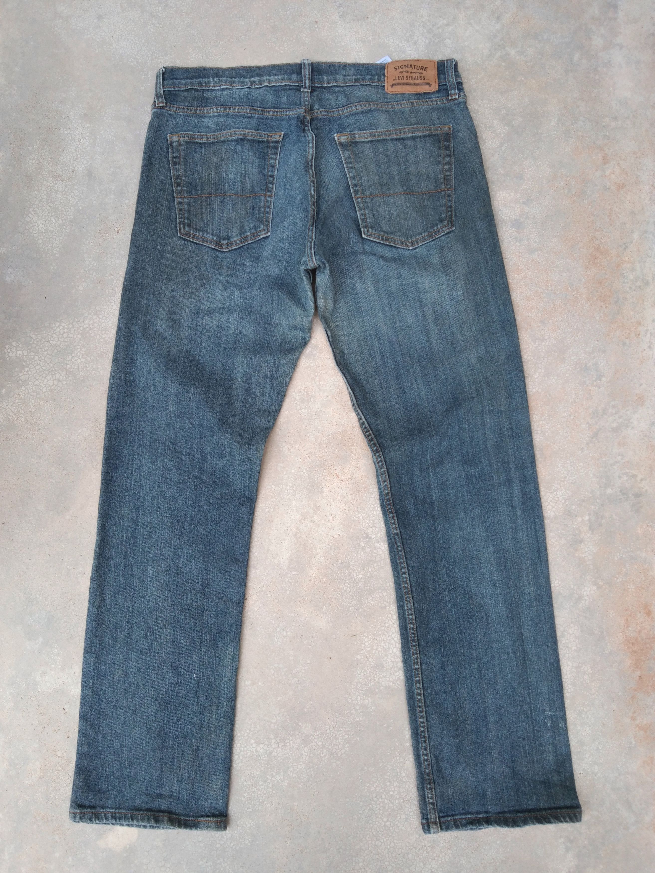Levi's Vintage Levi's Signature Faded Distressed Jeans 36x32 Size US 36 / EU 52 - 2 Thumbnail