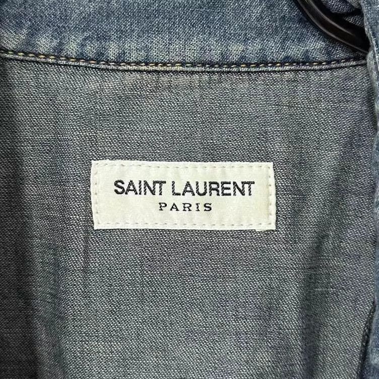 Saint Laurent Paris Saint Laurent Paris Make an old Jean sleeveless waistcoat v Size US S / EU 44-46 / 1 - 4 Thumbnail
