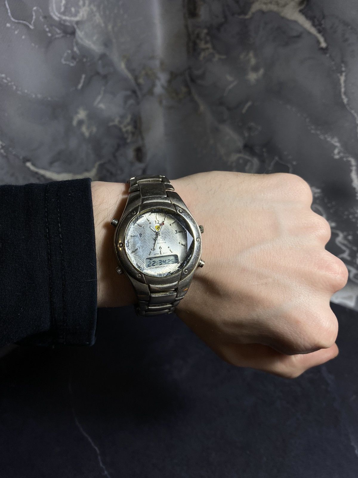 Japanese Brand × Vintage Rare Japanese sports watch with chronograph Size ONE SIZE - 7 Thumbnail