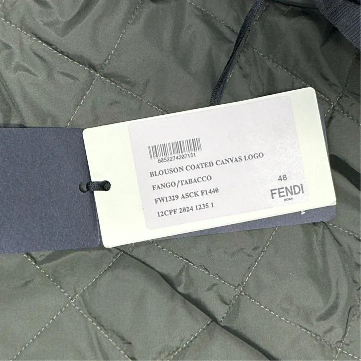 Fendi Fendi Logo Print Long Sleeve Jacket for Men -2507 Size US M / EU 48-50 / 2 - 2 Thumbnail