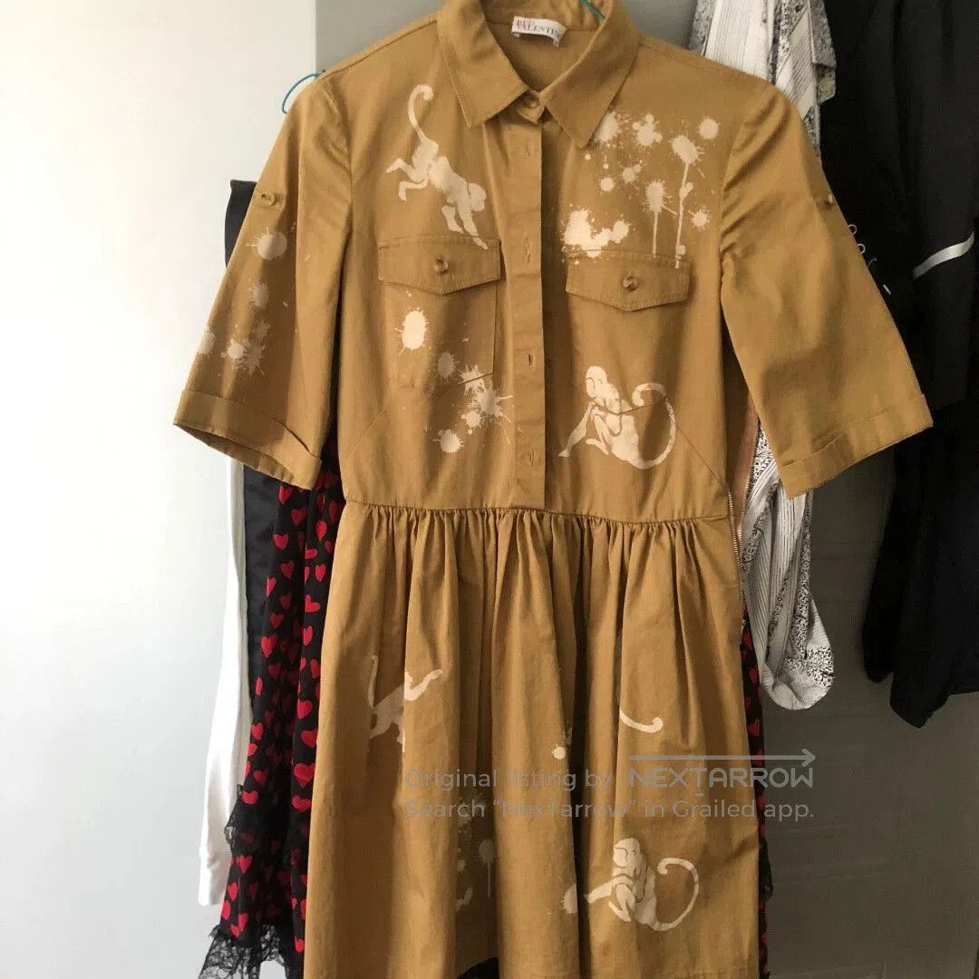 Redvalentino Printed Shirt Dress .
