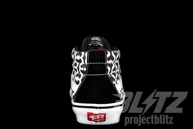 Vans SS21 Vans Supreme Skate Grosso Mid Monogram S Logo Black 9 Size US 9 / EU 42 - 5 Thumbnail