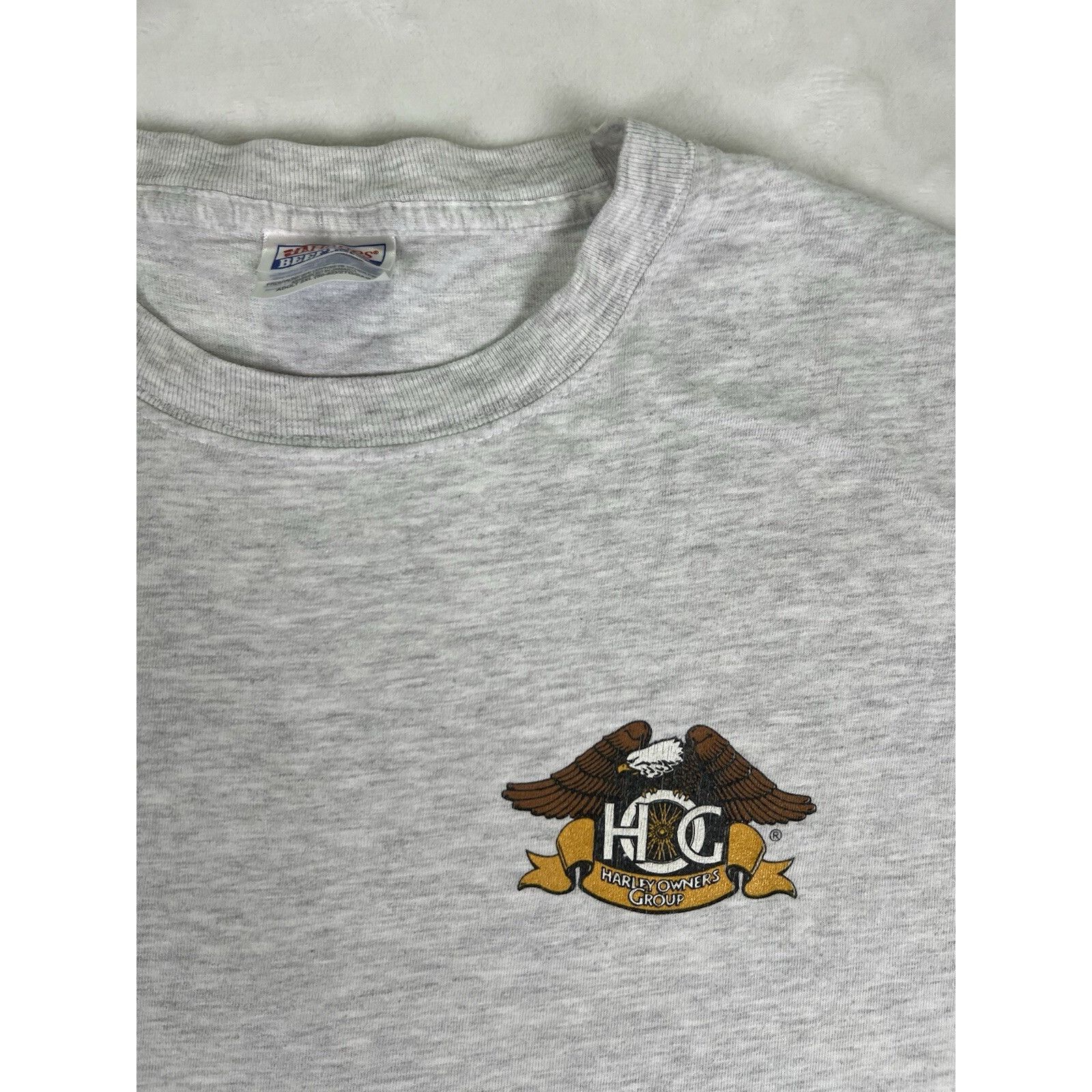 Hanes Vintage Harley Owners Club T-Shirt Visalia California Chapte Size US XXL / EU 58 / 5 - 3 Thumbnail