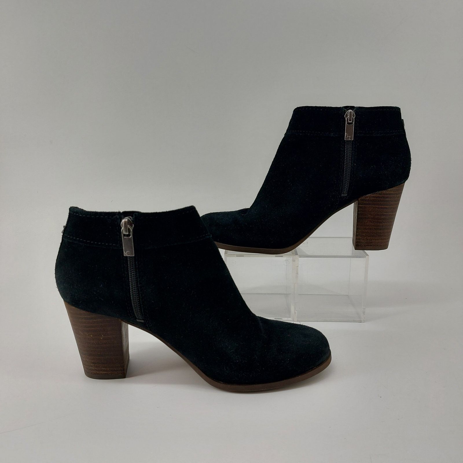 Koolaburra Koolaburra by Ugg Amalea Black Suede Size 8 Ankle Bootie Size US 8 / IT 38 - 10 Thumbnail