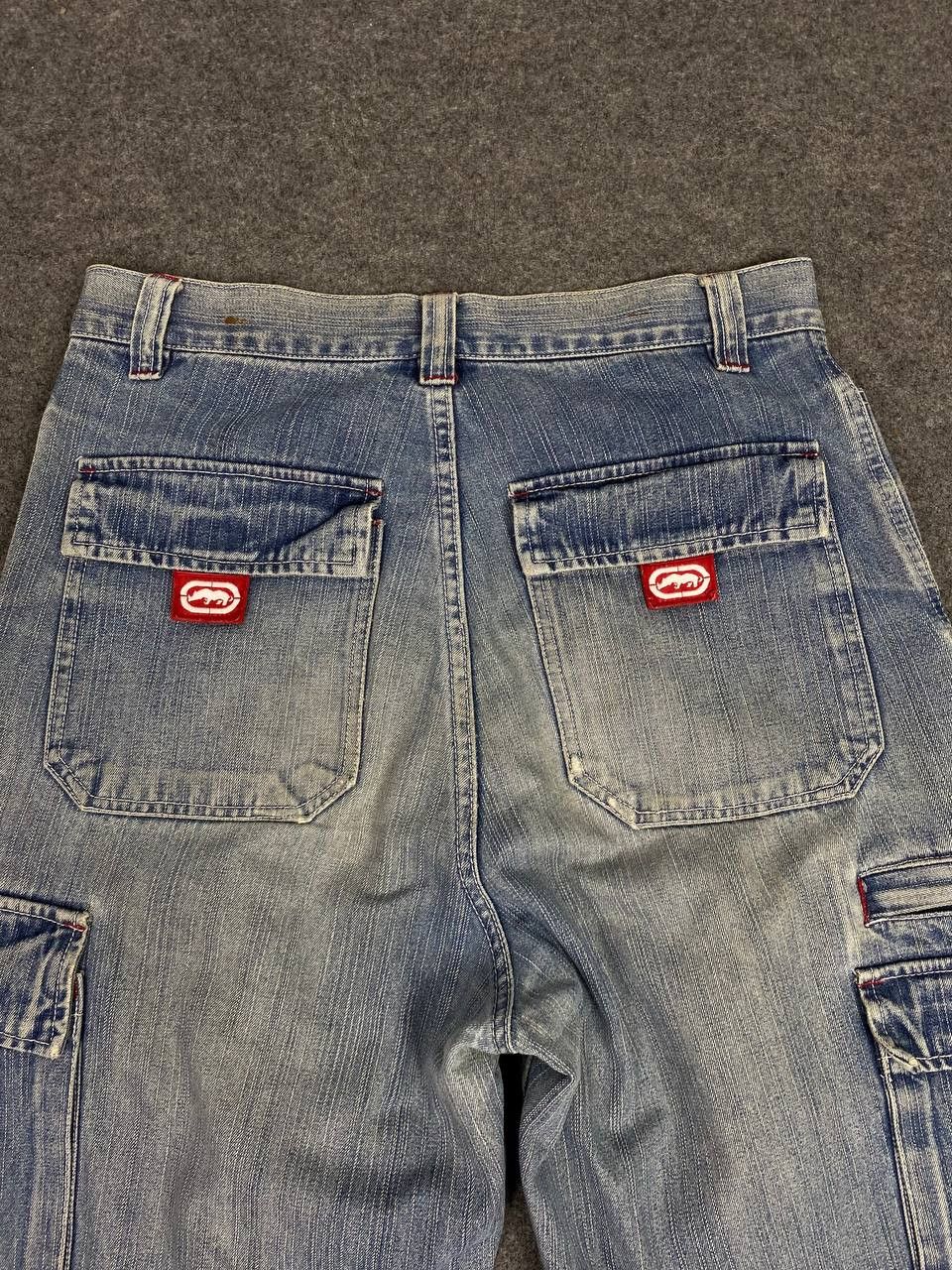 Ecko Unltd. vintage 90s ecko unlmtd baggy cargo denim nice design Size US 31 - 3 Thumbnail
