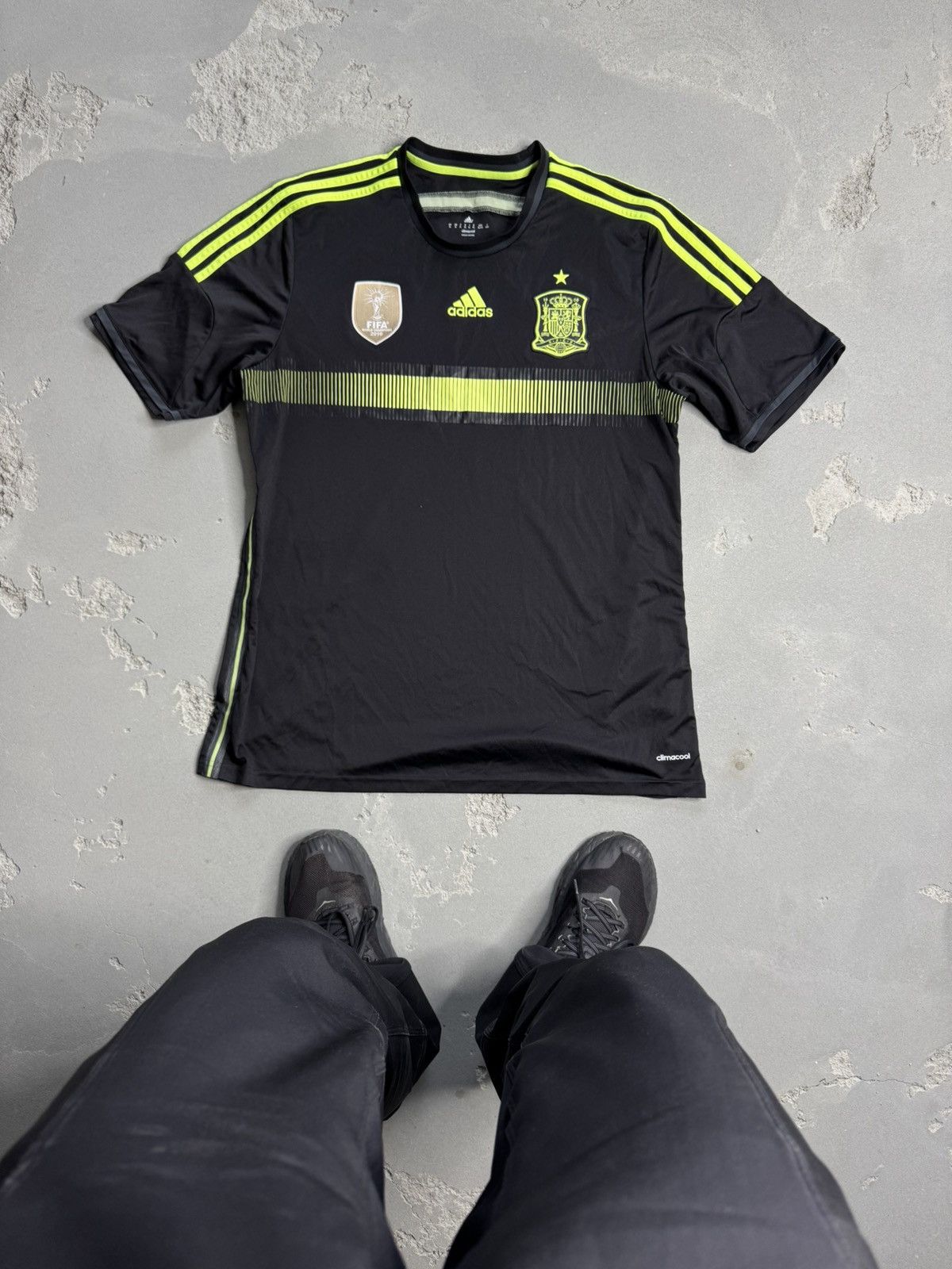 Adidas Spain Vintage Adidas 2014-2015 Away Shirt Size US XL / EU 56 / 4 - 1 Thumbnail