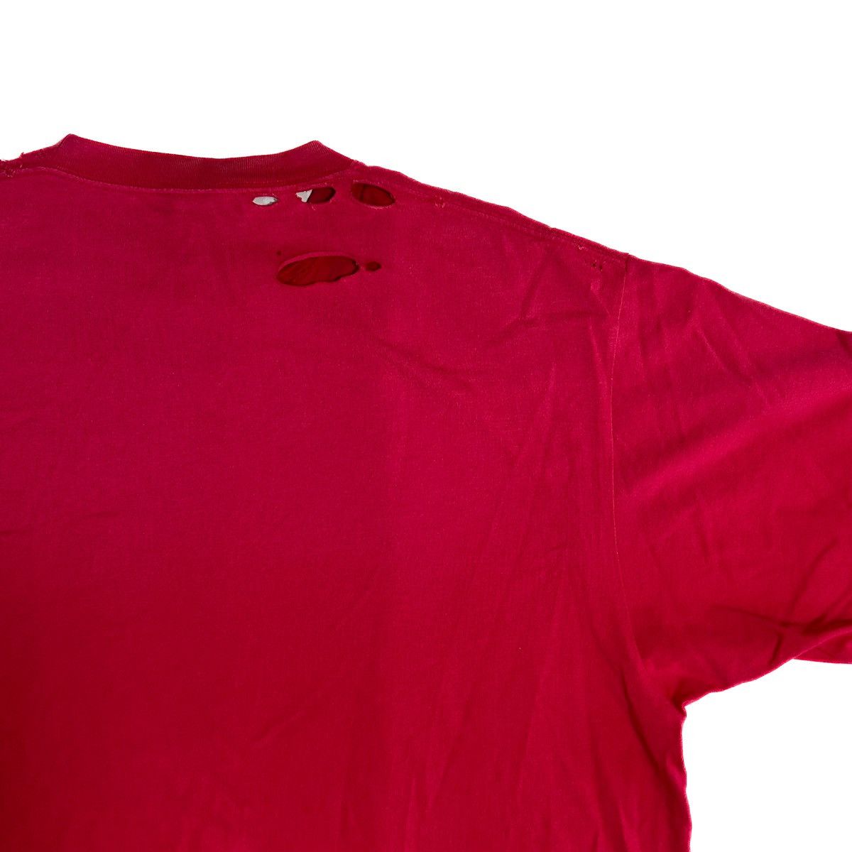 Balenciaga Balenciaga Oversized Distressed Logo Tee Size US XS / EU 42 / 0 - 4 Thumbnail