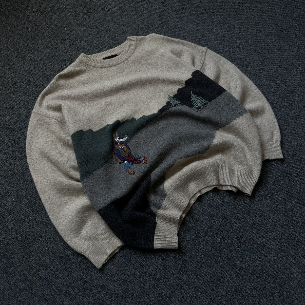 Homespun Knitwear VTG Knit Wool Sweater Enzo Lorenzo Size 54 Y2K 00s USA Hype Size US L / EU 52-54 / 3 - 1 Thumbnail