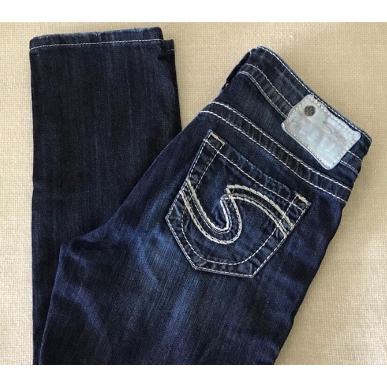 Silver Jeans Co. Silver Jeans Company Natsuki Capri Stitch Pocket 20 Size 42" / US 20 - 1 Thumbnail