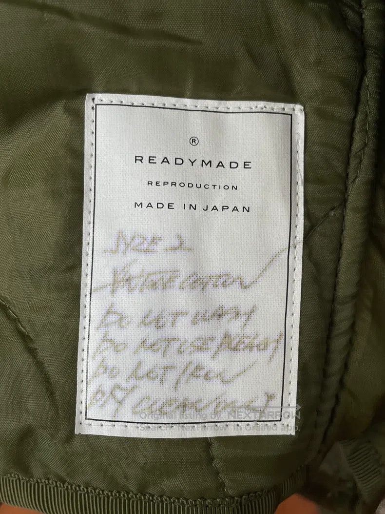 Ready Made Flight Jacket, Military Tent Fabric, Antique Fa