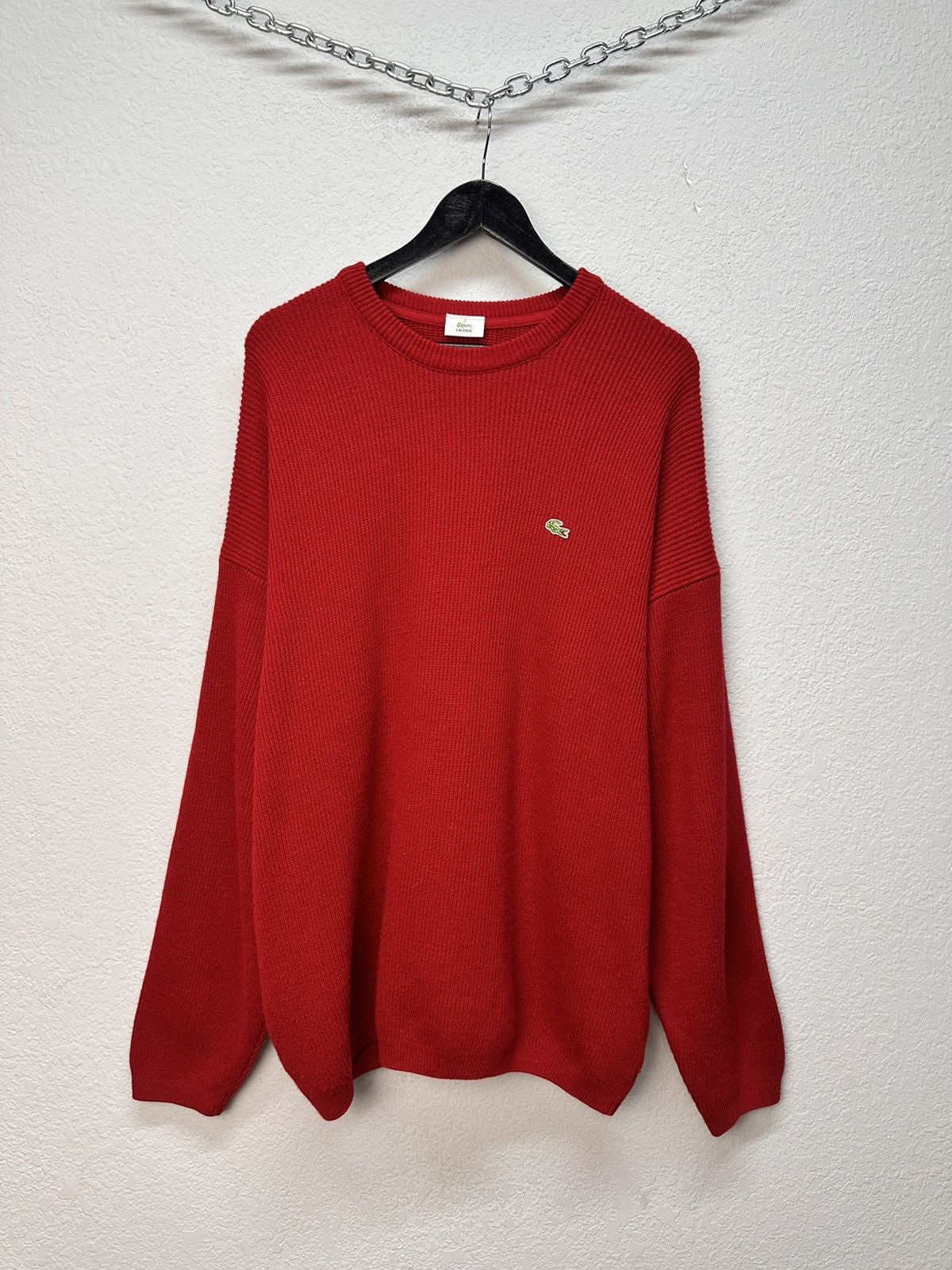 Lacoste Vintage Lacoste Sweater Wool Y2K Diesel Style Ralph Lauren Size US XL / EU 56 / 4 - 2 Thumbnail