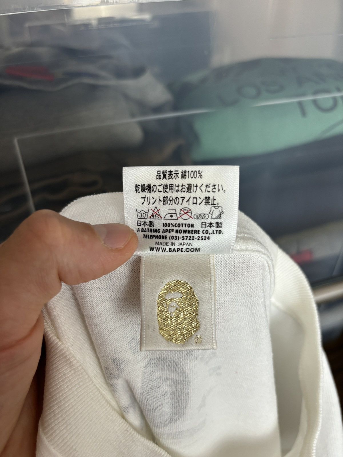Bape Bape Head Crown Vintage Rare Japanese Tee Size US M / EU 48-50 / 2 - 7 Thumbnail