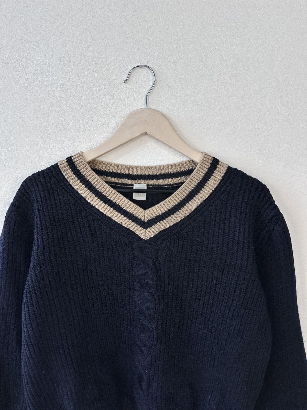 Eleventy Eleventy Italy Wool Cable Knit Sweater Preppy Style XL Size XL / US 12-14 / IT 48-50 - 6 Thumbnail