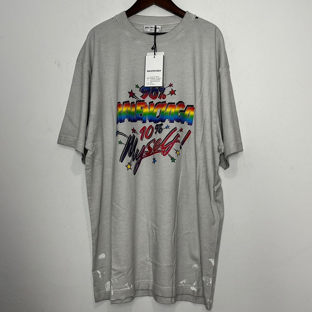 Balenciaga Balenciaga 90% Balenciaga 10% Myself T-Shirt Size XS Size US XS / EU 42 / 0 - 1 Thumbnail