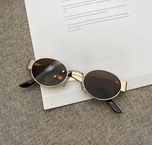 Designer × Vintage Vintage round frame sunglasses Size ONE SIZE - 1 Thumbnail