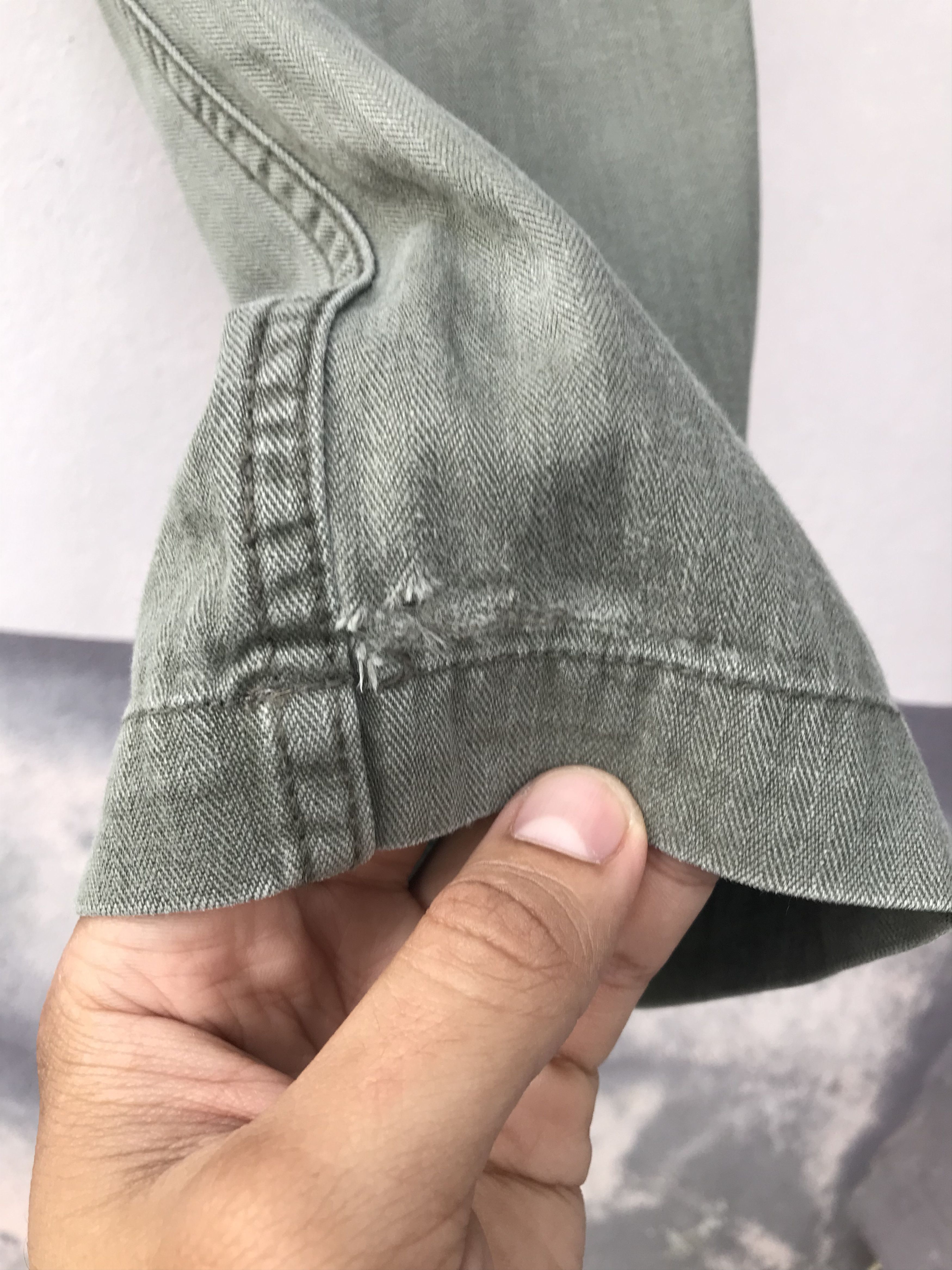 Vintage Vintage Distressed Beams Herringbone Baker Pants Size US 34 / EU 50 - 10 Thumbnail