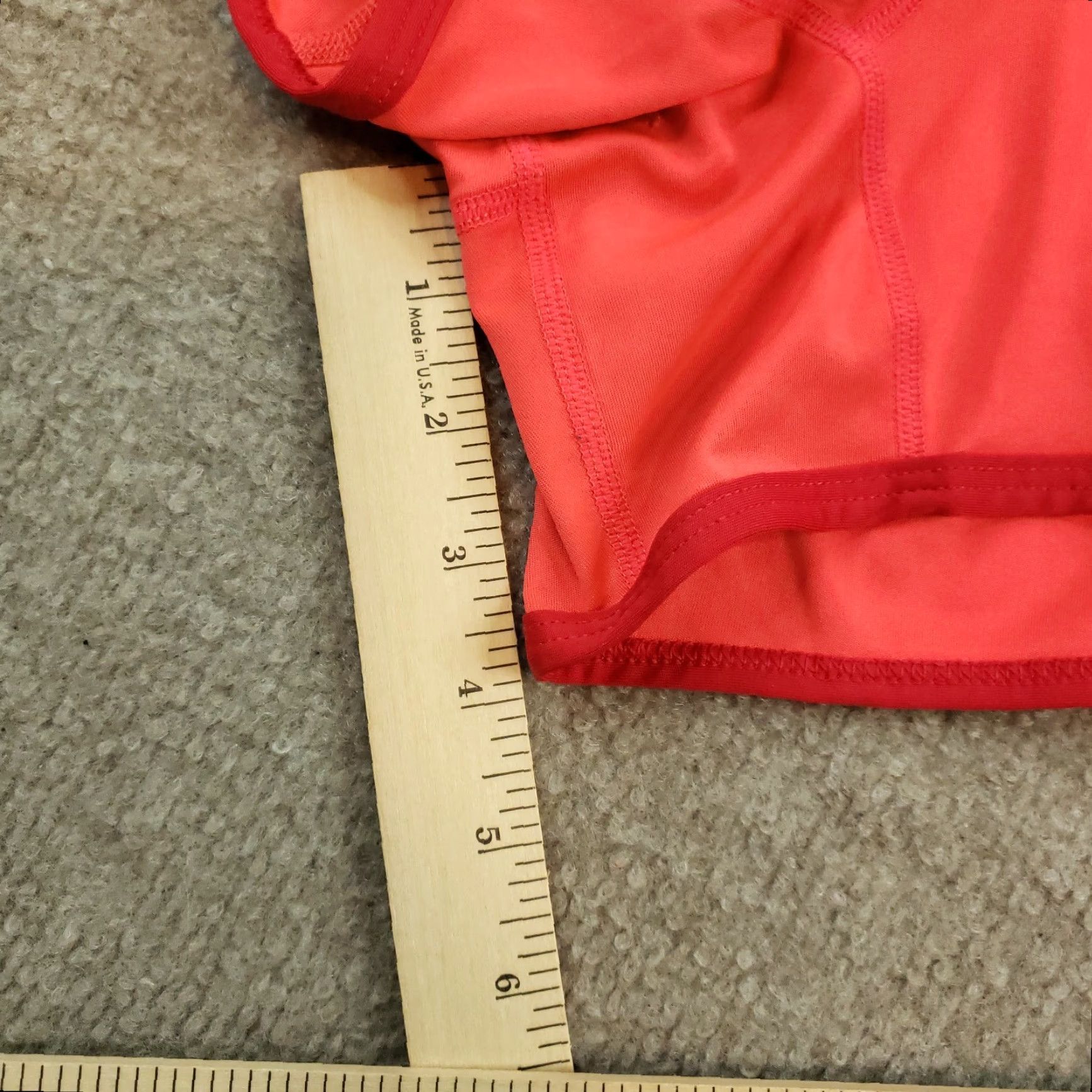 Nike Nike Dri Fit Shorts Womens Red Large Elastic Waist Athletic Running Polyester Size 36" / US 14 / IT 50 - 2 Thumbnail