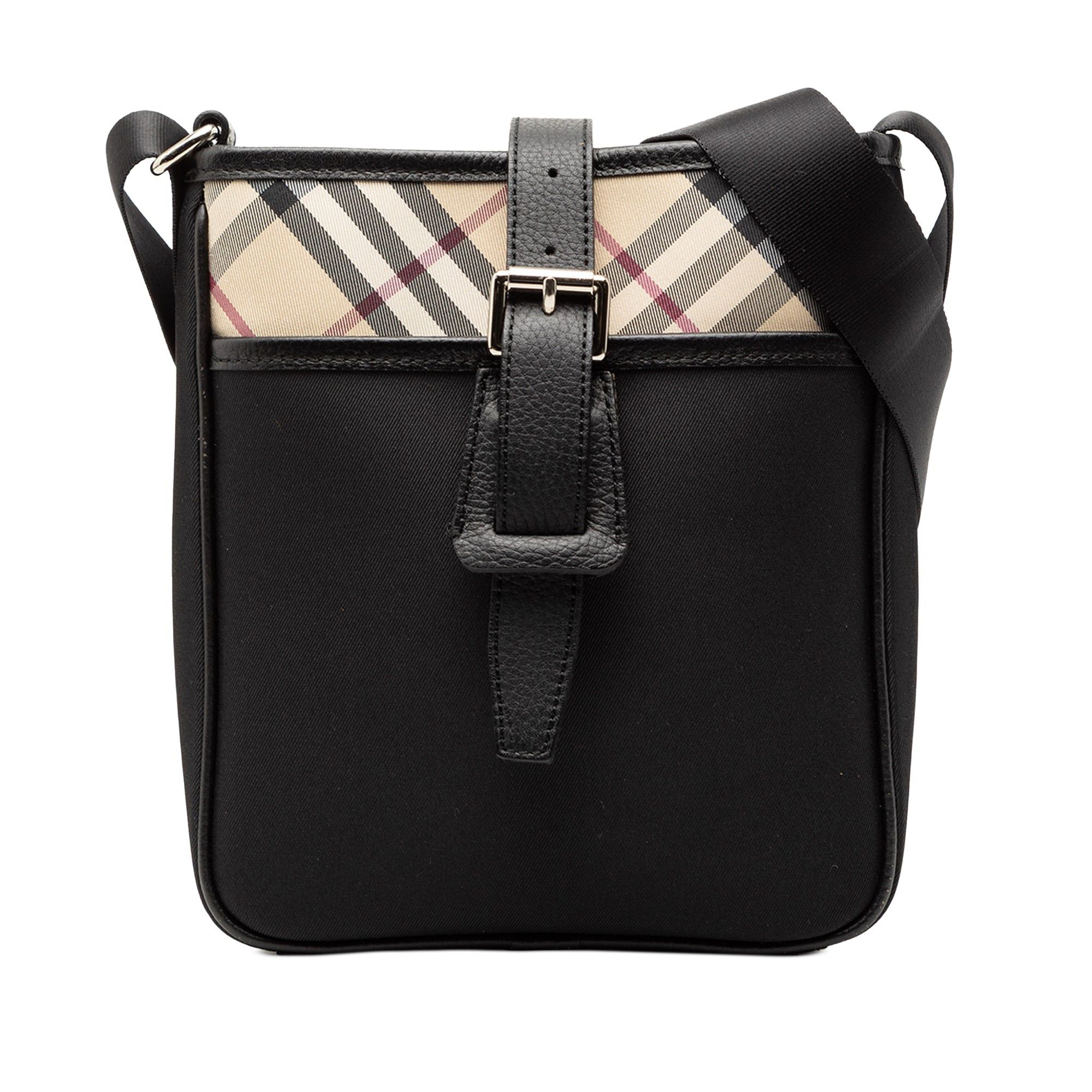 Burberry Nova Check Trimmed Canvas Crossbody Size ONE SIZE - 1 Thumbnail