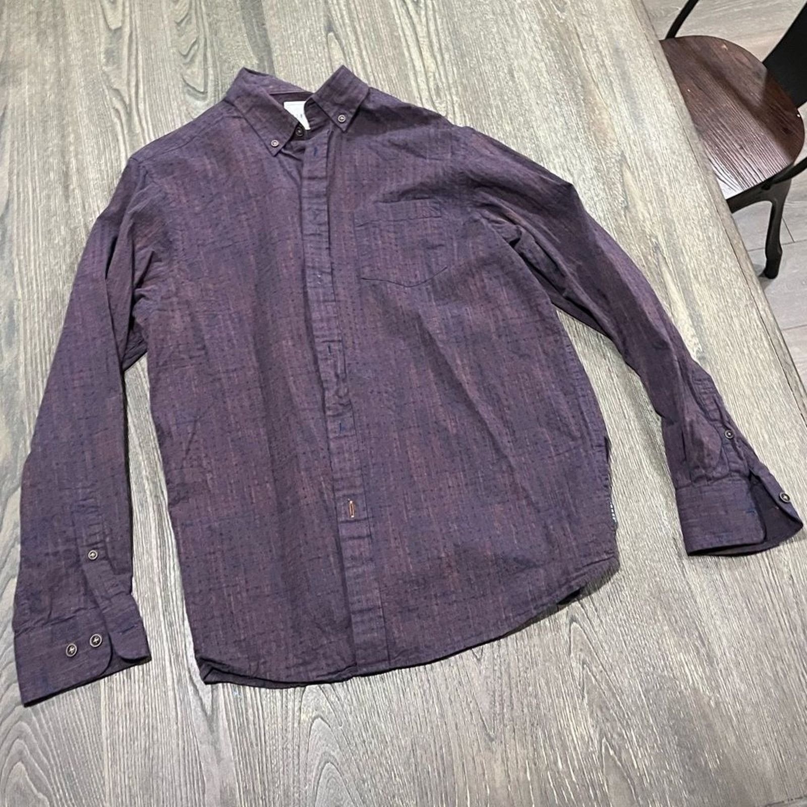 Vintage ROWM Button Down Shirt Long Sleeves Collared Pocket L Size US L / EU 52-54 / 3 - 1 Thumbnail