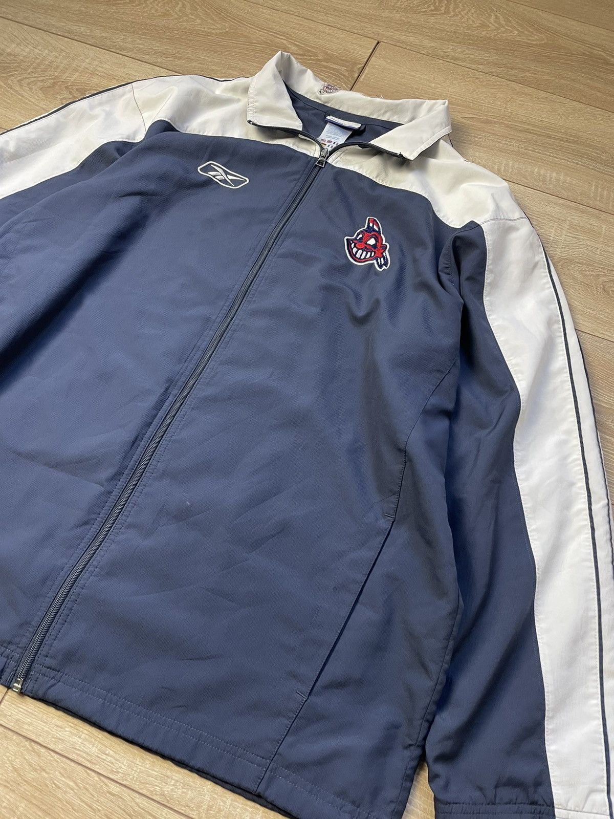 Reebok Vintage Cleveland Indians jacket Reebok full zip Size US XL / EU 56 / 4 - 2 Thumbnail