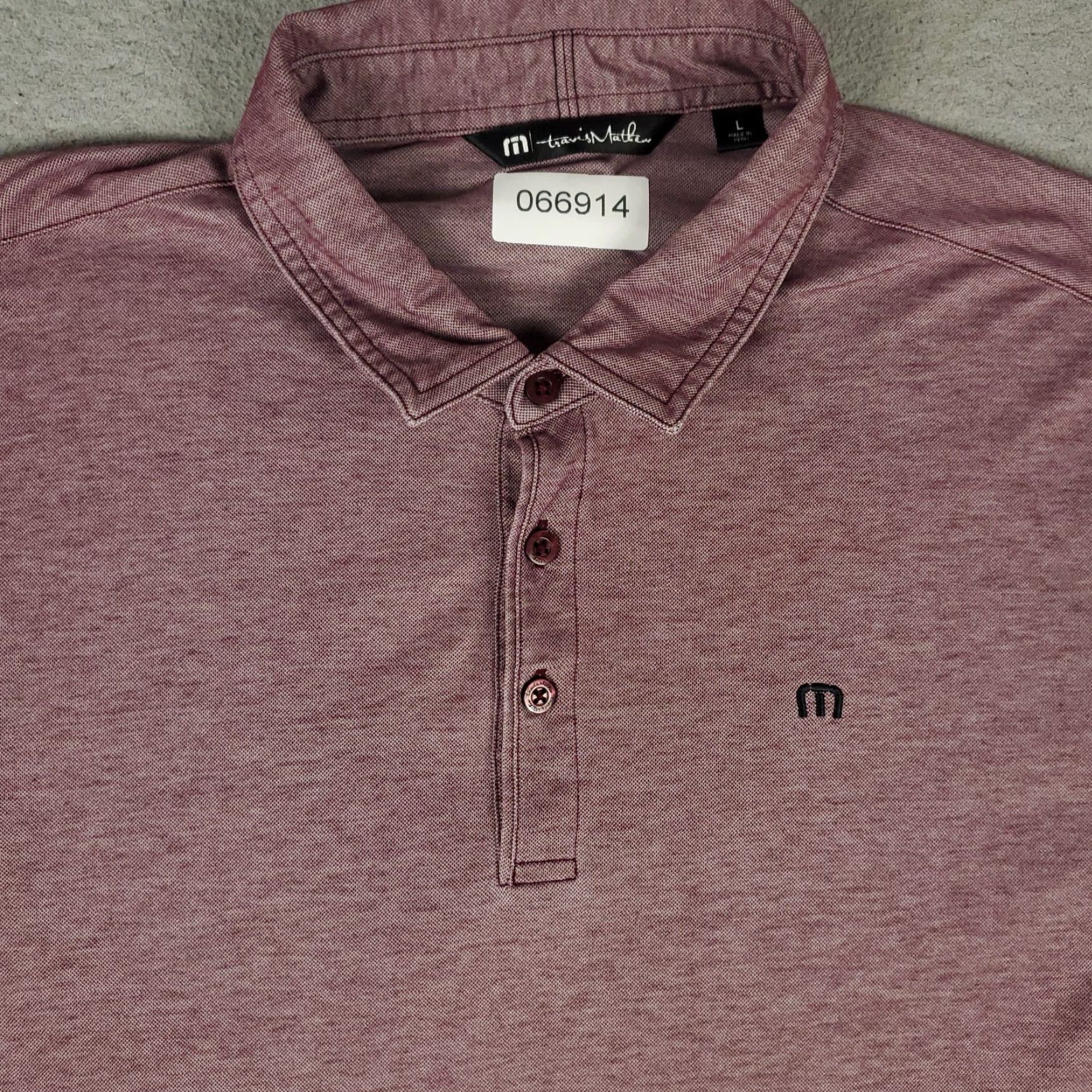 TravisMathew Travis Mathew Polo Shirt Mens Size L Red Golf Casual Short Sleeve Size US L / EU 52-54 / 3 - 2 Thumbnail