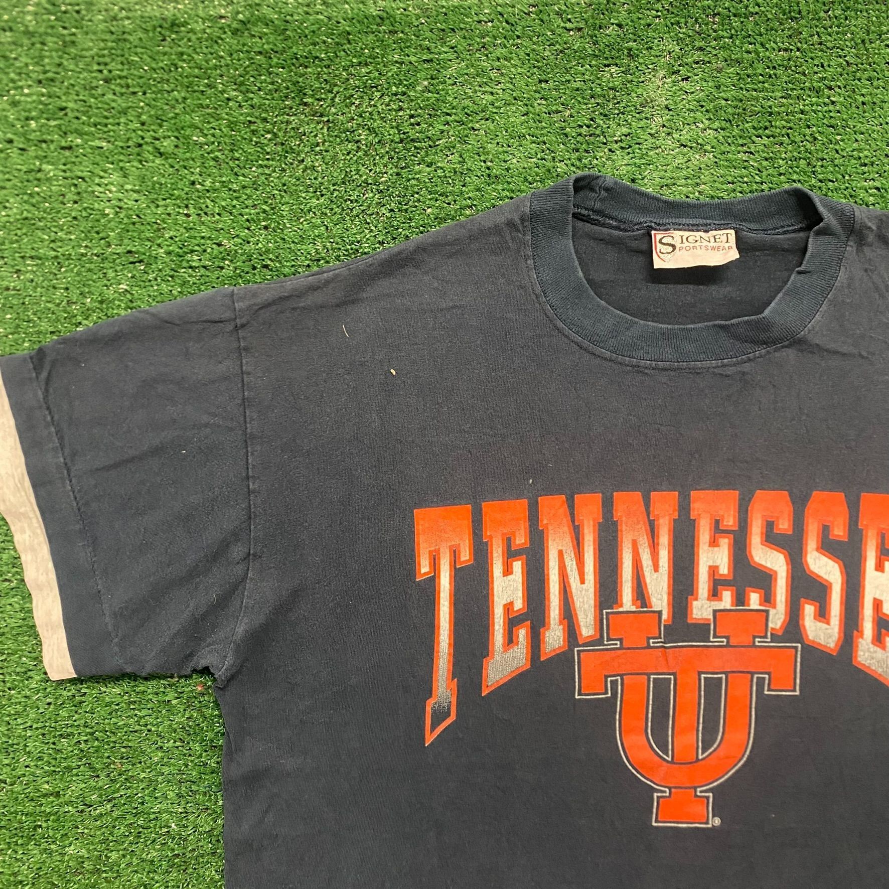 Vintage Tennessee Volunteers Vintage 90s Single Stitch College Tee Size US XL / EU 56 / 4 - 2 Thumbnail