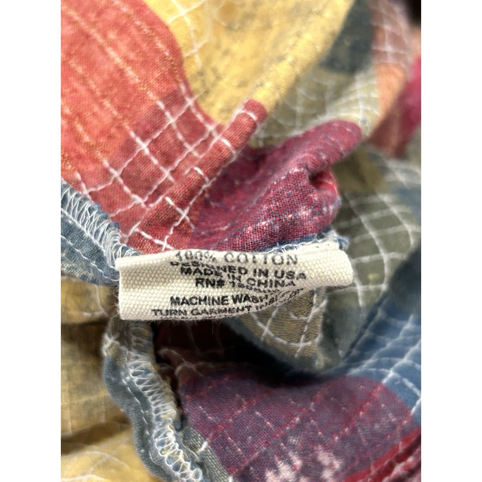 Free People Free People Artisan De Luxe Multicolor Patchwork Button Up Long Sleeve Small S Size S / US 4 / IT 40 - 7 Thumbnail