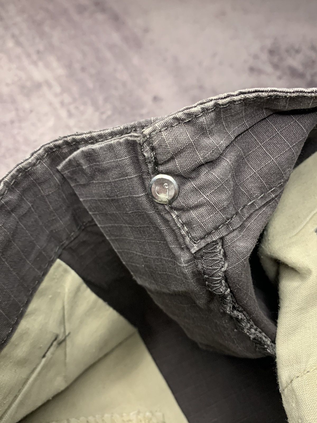 Carhartt Wip × Vintage VINTAGE CARHARTT REGULAR CARGO PANT GREY WORK SKATE JOGGERS Size US 33 - 10 Thumbnail