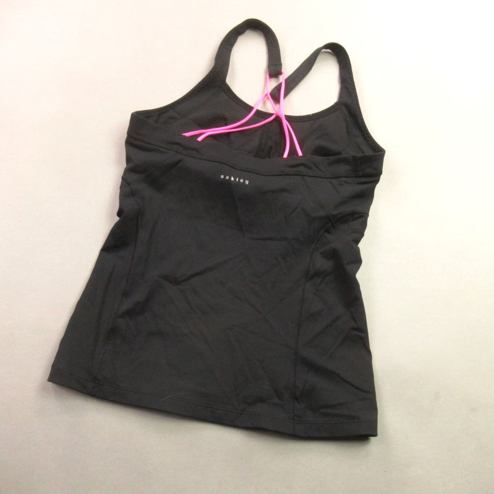 Oakley Oakley Shirt Womens Small Sleeveless Pullover Black Lightweight Top Tank Knit Casual Logo Bagde Womens Small Oakley Shirt Size S / US 4 / IT 40 - 6 Thumbnail