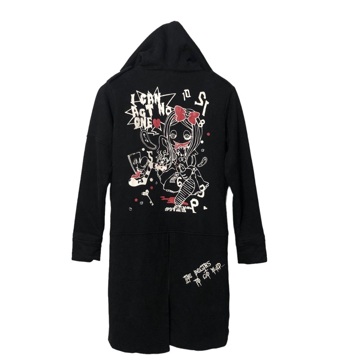 Seditionaries Vintage Sex Pot Revenge Punk Big Print Zipped Hoodie Fashion Size S / US 4 / IT 40 - 6 Thumbnail