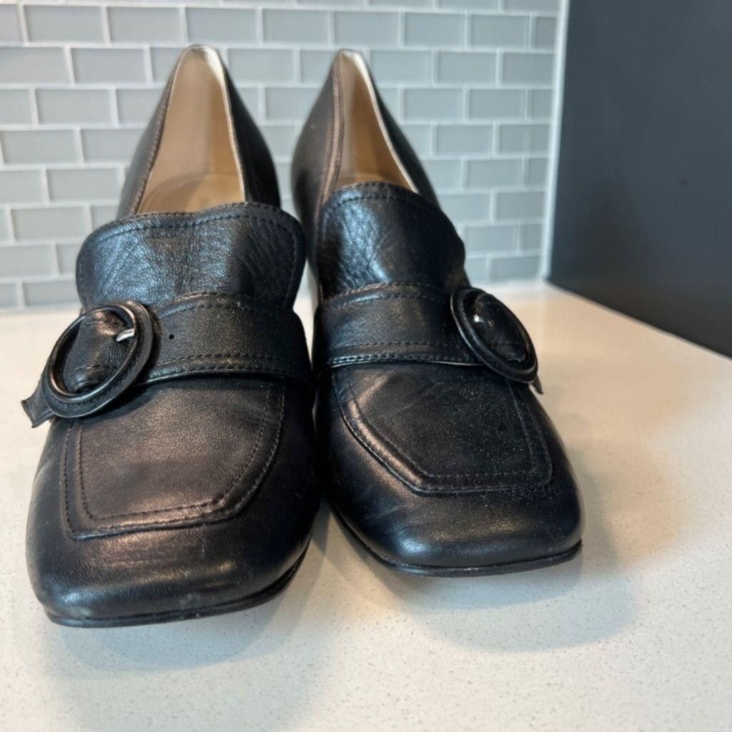 Marc Fisher 4” thick heel memory foam size 10 black Marc Fisher heels Size US 10 / IT 40 - 5 Thumbnail