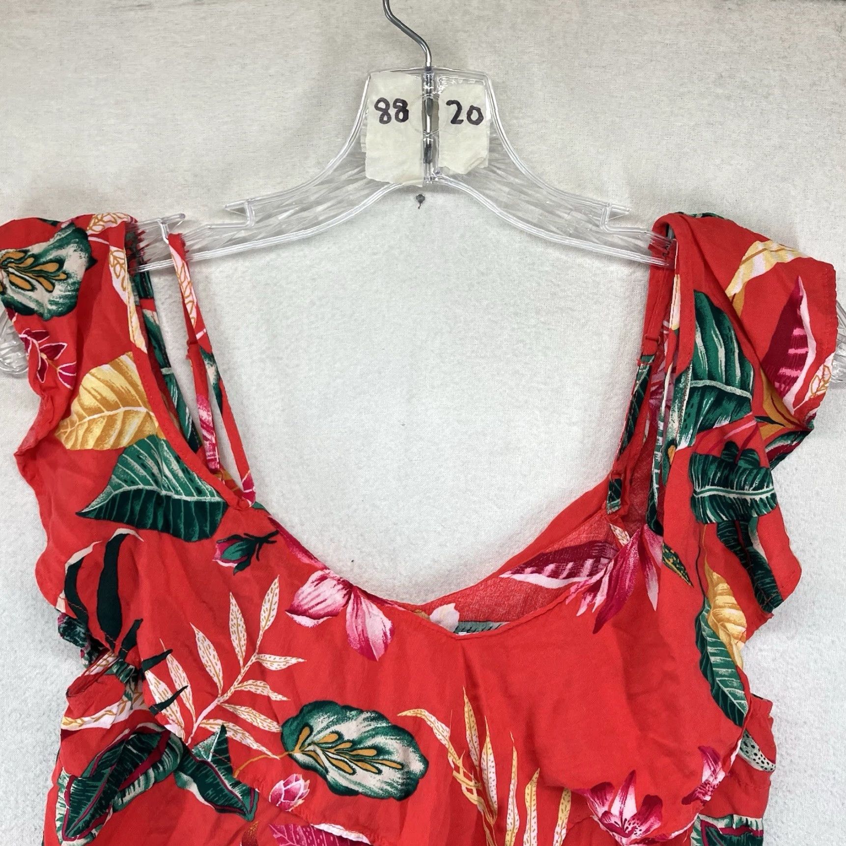 Old Navy Old Navy Women's Blouse XS Floral Hawaiian Short Sleeve Summer Casual 90s Vintage Inspired Size XS / US 0-2 / IT 36-38 - 4 Thumbnail