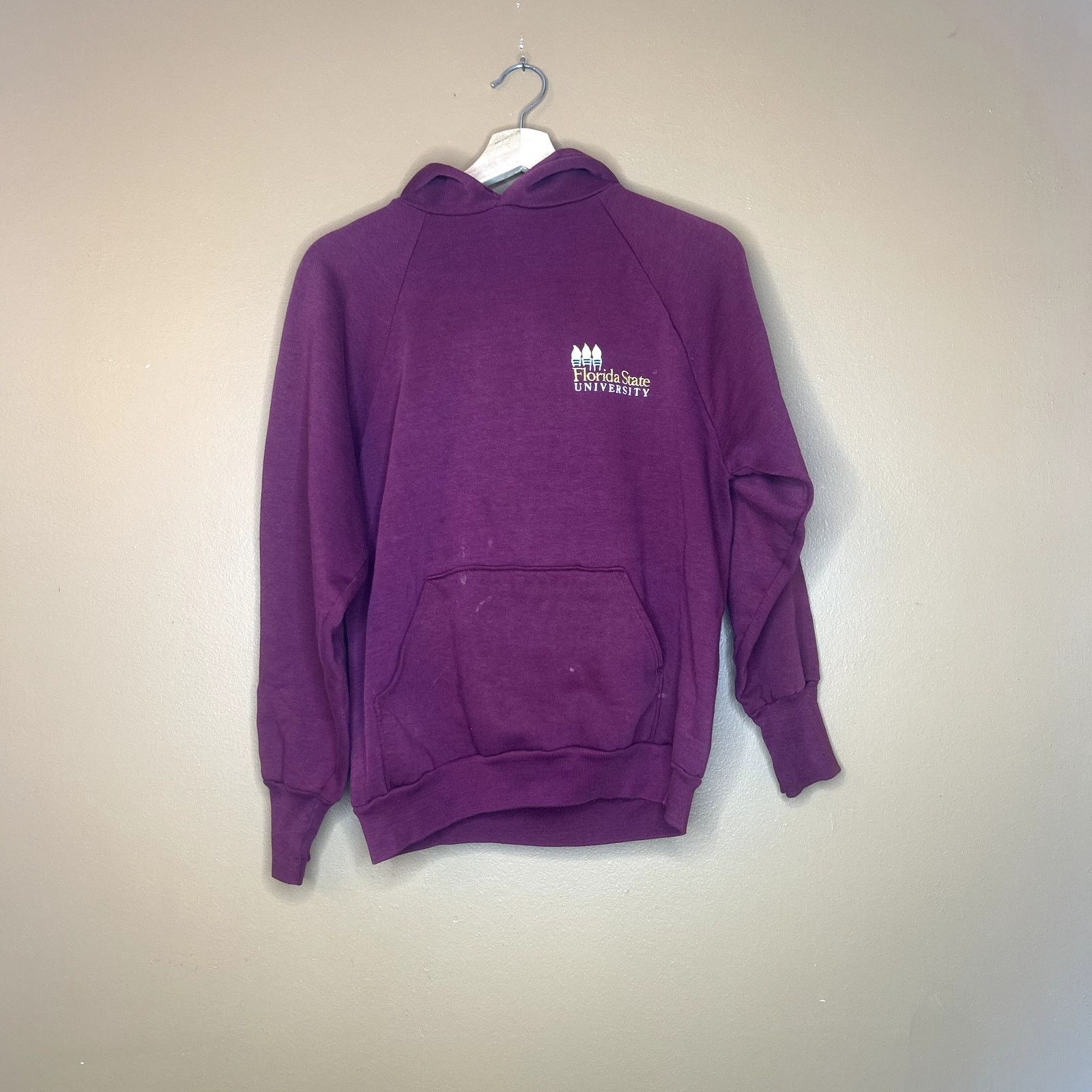 Vintage Vintage 90s Flordia State University Hoodie Large Size US XL / EU 56 / 4 - 2 Thumbnail