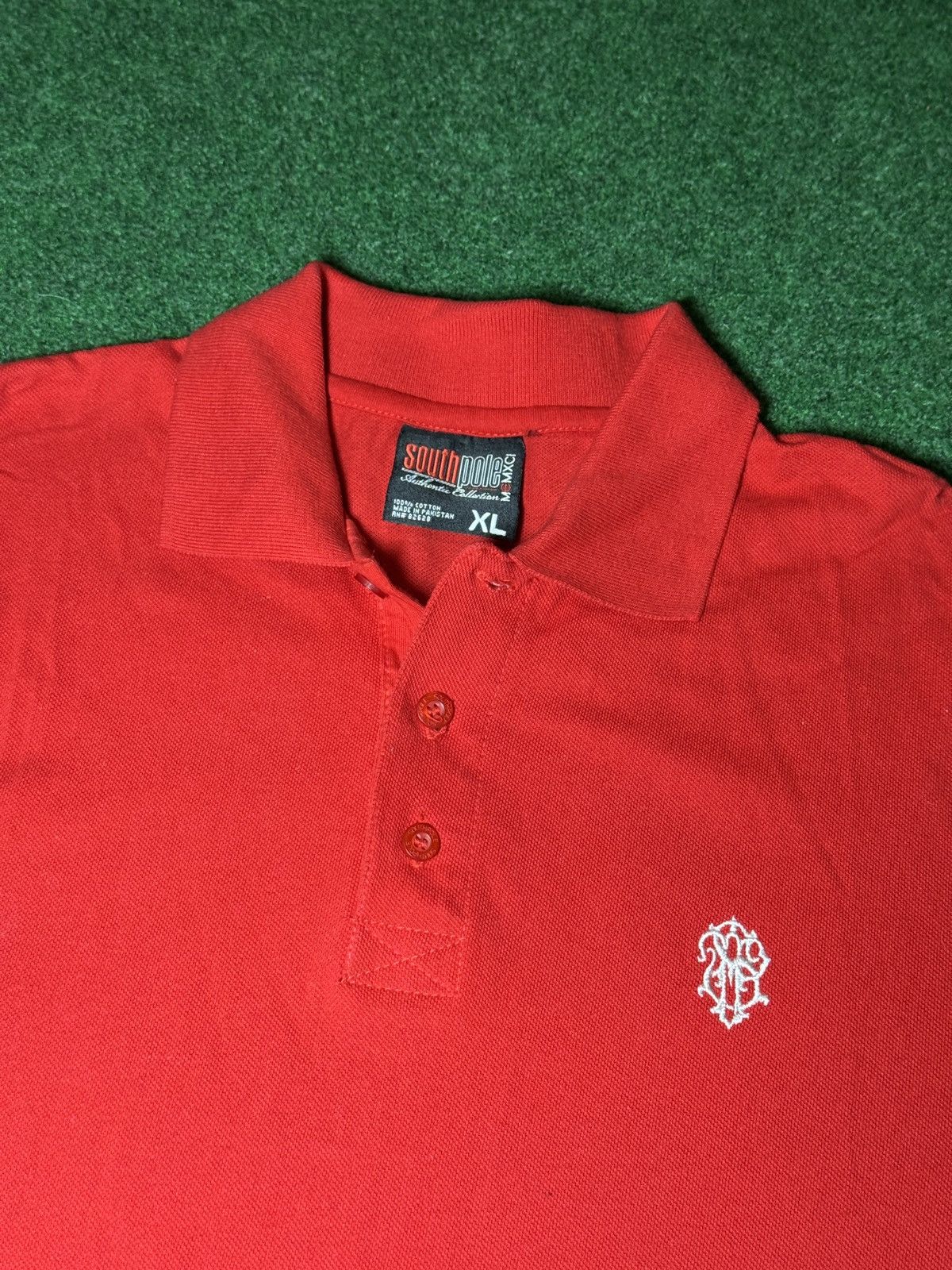 Southpole Y2K South Pole Red Collared Baggy Polo Hip Hop Grunge Shirt Size US XL / EU 56 / 4 - 2 Thumbnail