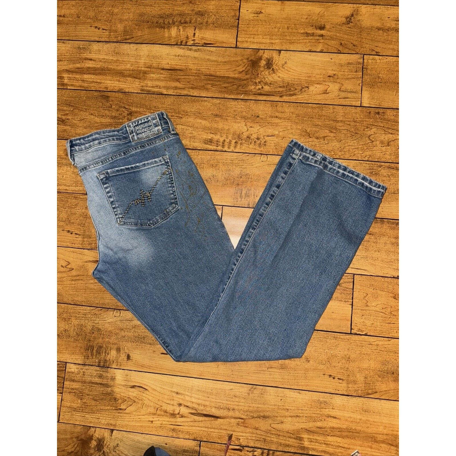 Japanese Brand × Jean × Vintage Marithe Francois Girbaud Denim Jeans 36x34 Blue Size US 36 / EU 52 - 1 Thumbnail