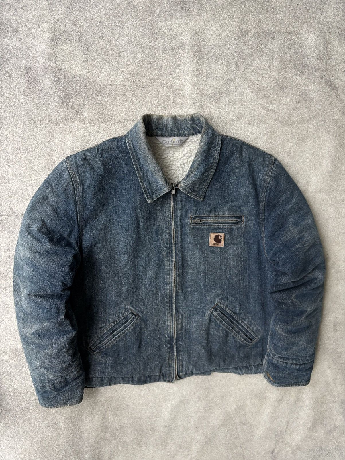 Carhartt ⚒️SOLD⚒️vintage carhartt detroid 90's denim size S fit M Size US M / EU 48-50 / 2 - 3 Thumbnail