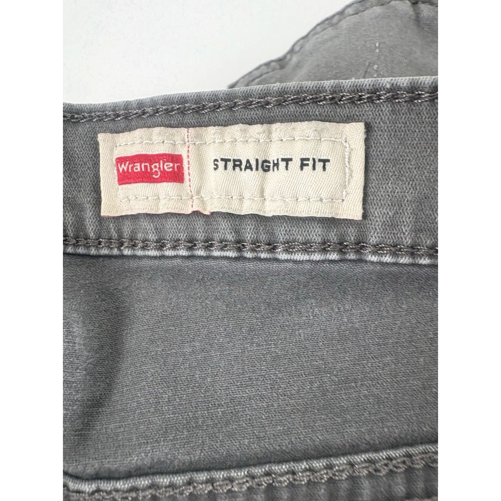 Wrangler Wrangler Straight Fit Jeans Gray 30X30 Regular Mens Denim Size US 30 / EU 46 - 7 Thumbnail