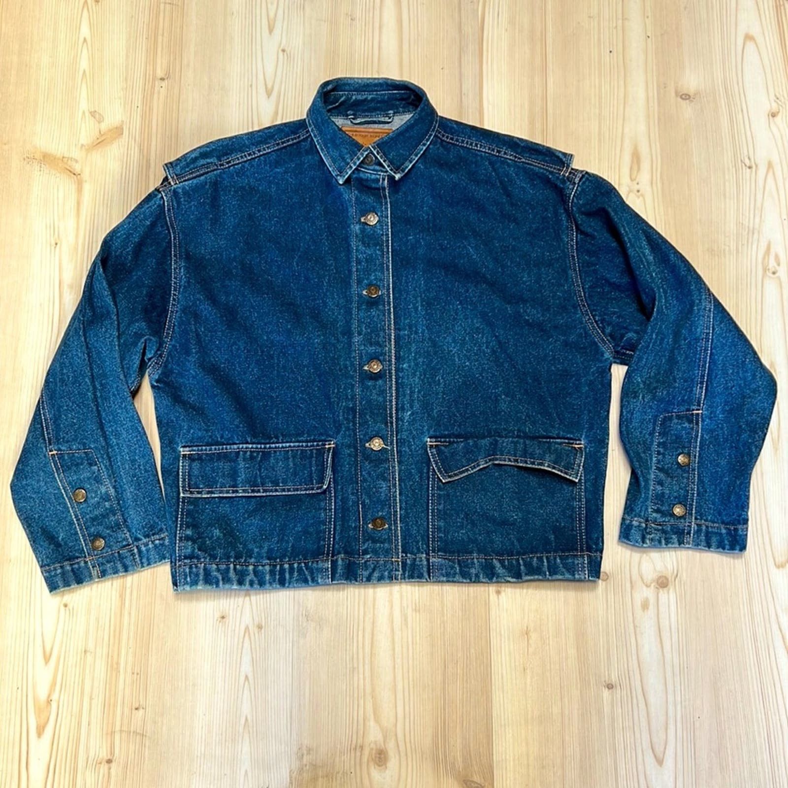 Calvin Klein Vintage Cropped Fit Denim Jacket