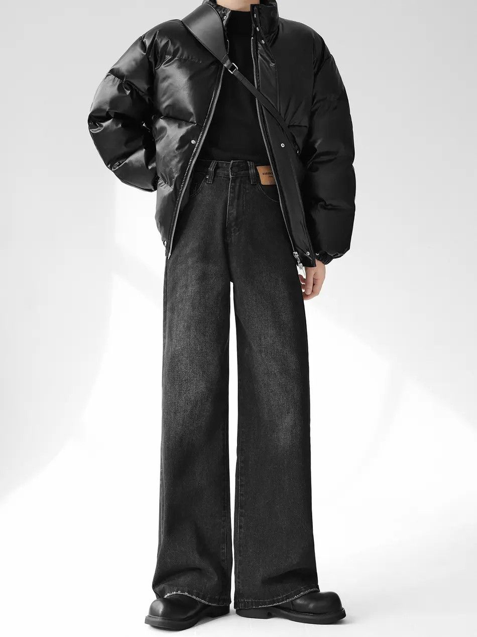 Japanese Brand × Jean Retro loose straight leg high street jeans Size US 32 / EU 48 - 1 Thumbnail