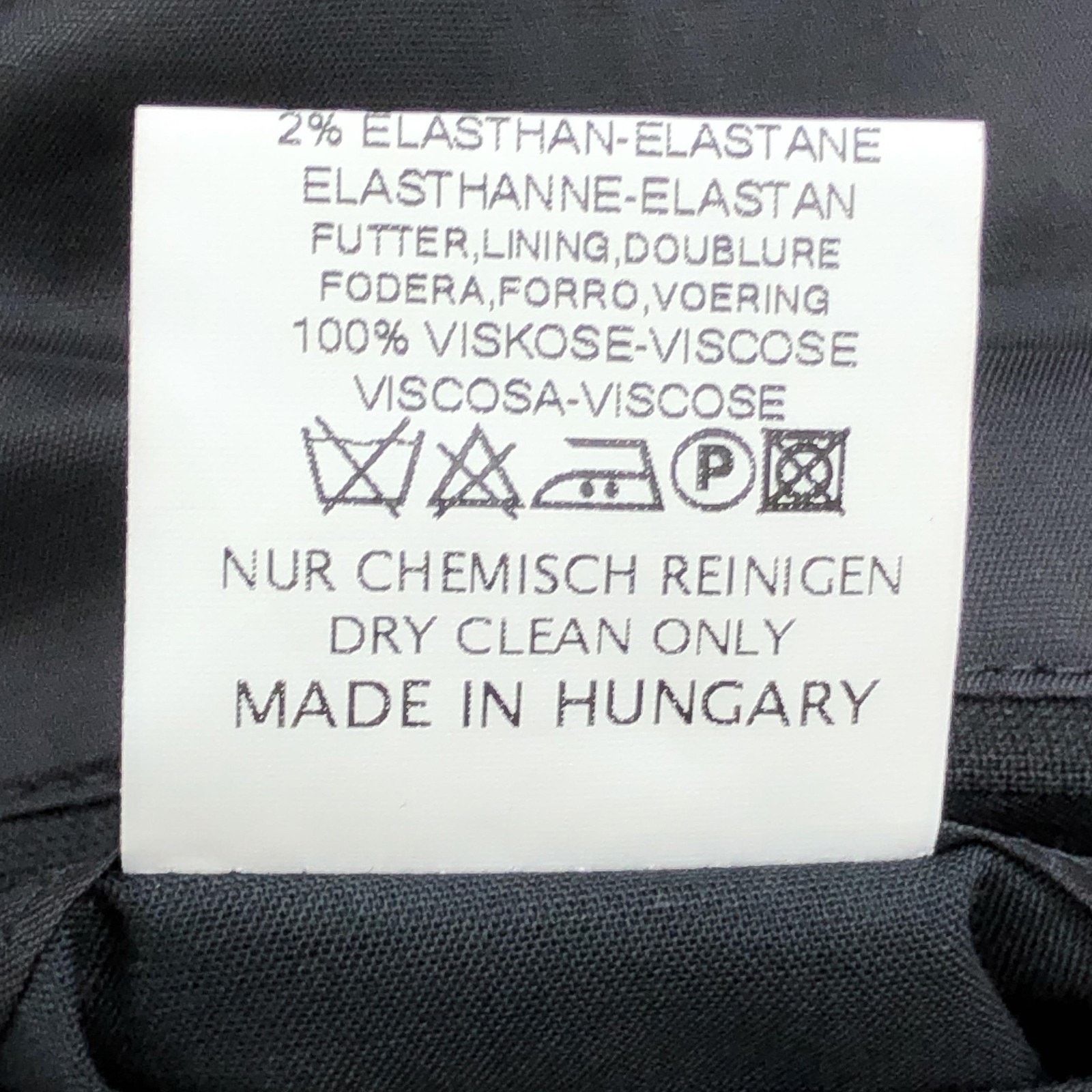s.Oliver s.Oliver Blazer 46 Black Lars Wool Blend Three Button Jacket Size 42R - 18 Thumbnail
