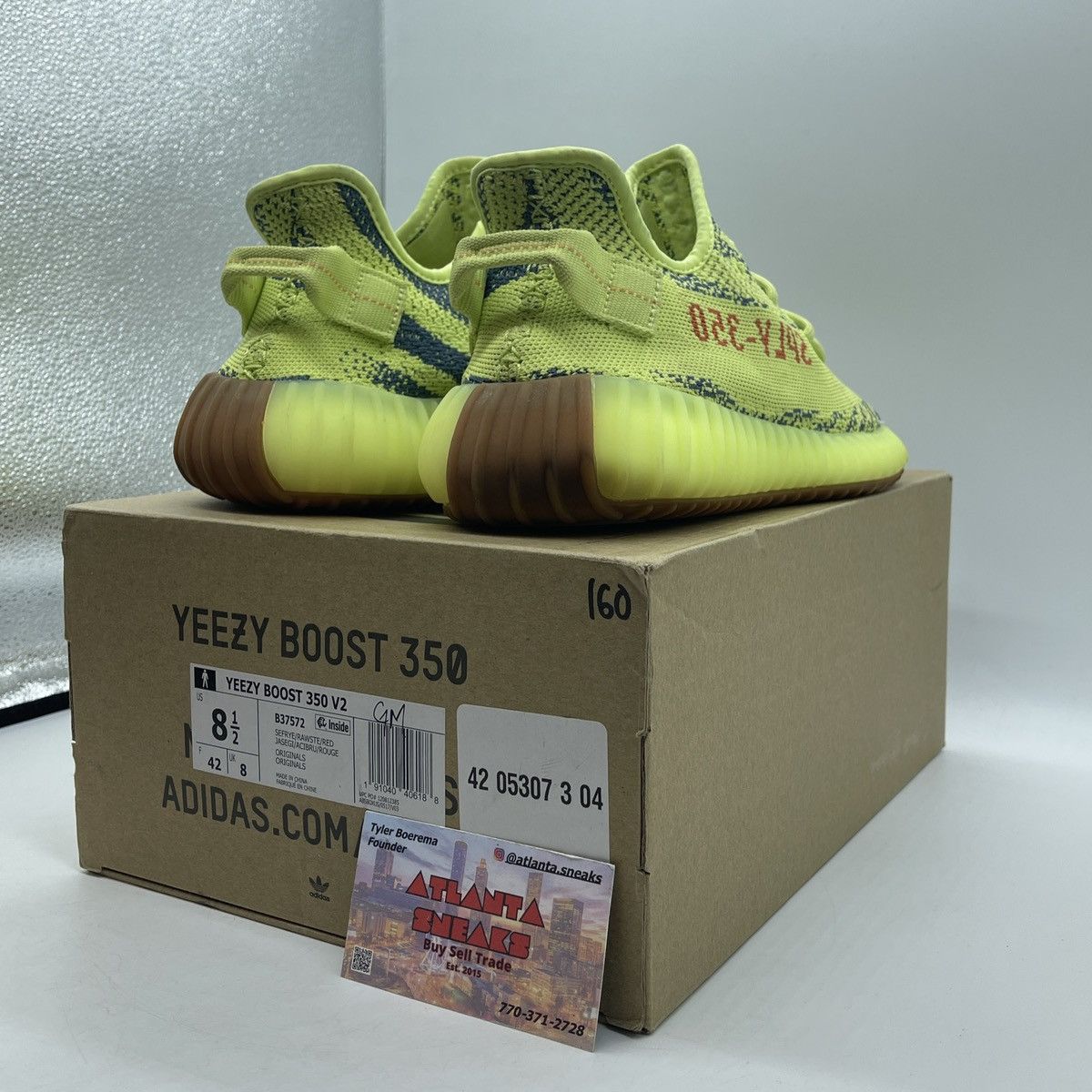 Yeezy boost 350 semi frozen yellow