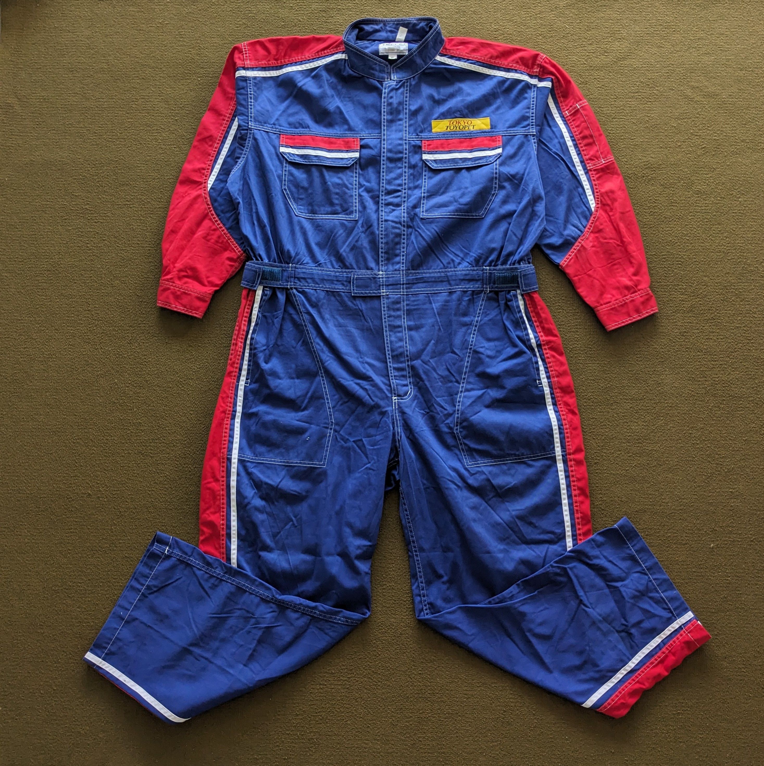 Vintage Vintage TOYOTA Tecno Racing Coverall Workwear Jacket Size US XXL / EU 58 / 5 - 3 Thumbnail