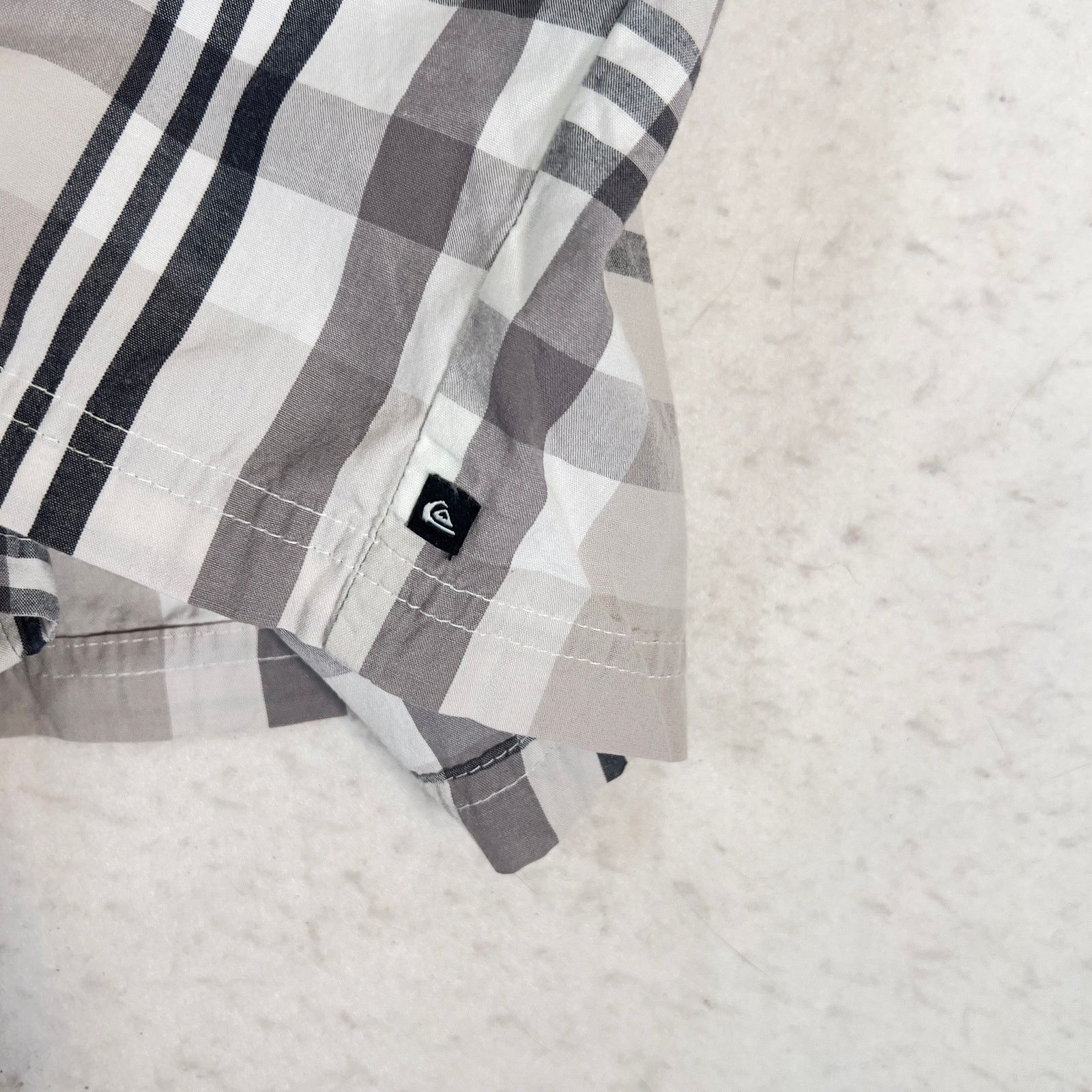Quiksilver QuikSilver Edition Hybrid Short Men Cotton Black Grey Plaid Size US 36 / EU 52 - 13 Thumbnail